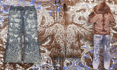Bootcut Butterfly Jeans