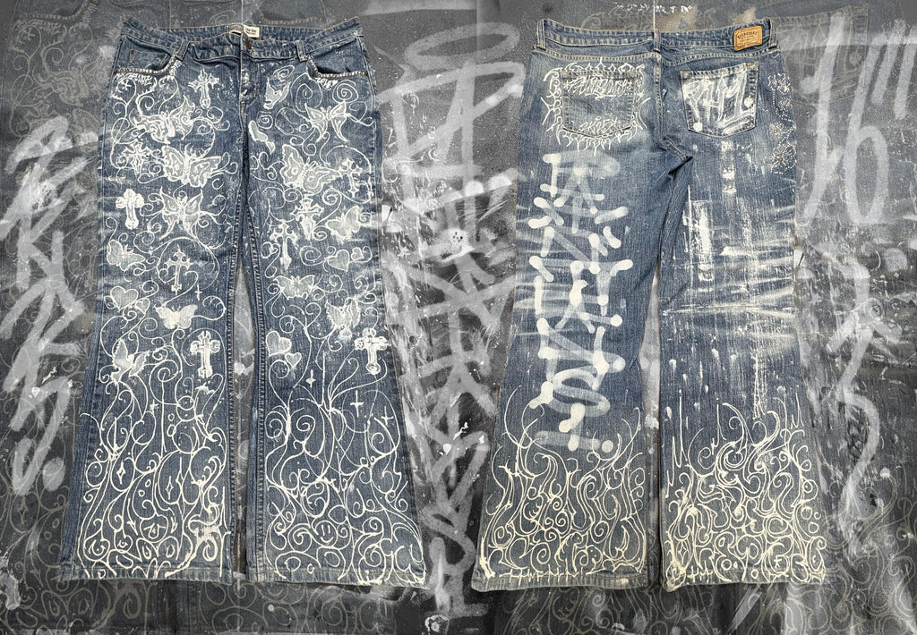 Bootcut Butterfly Jeans