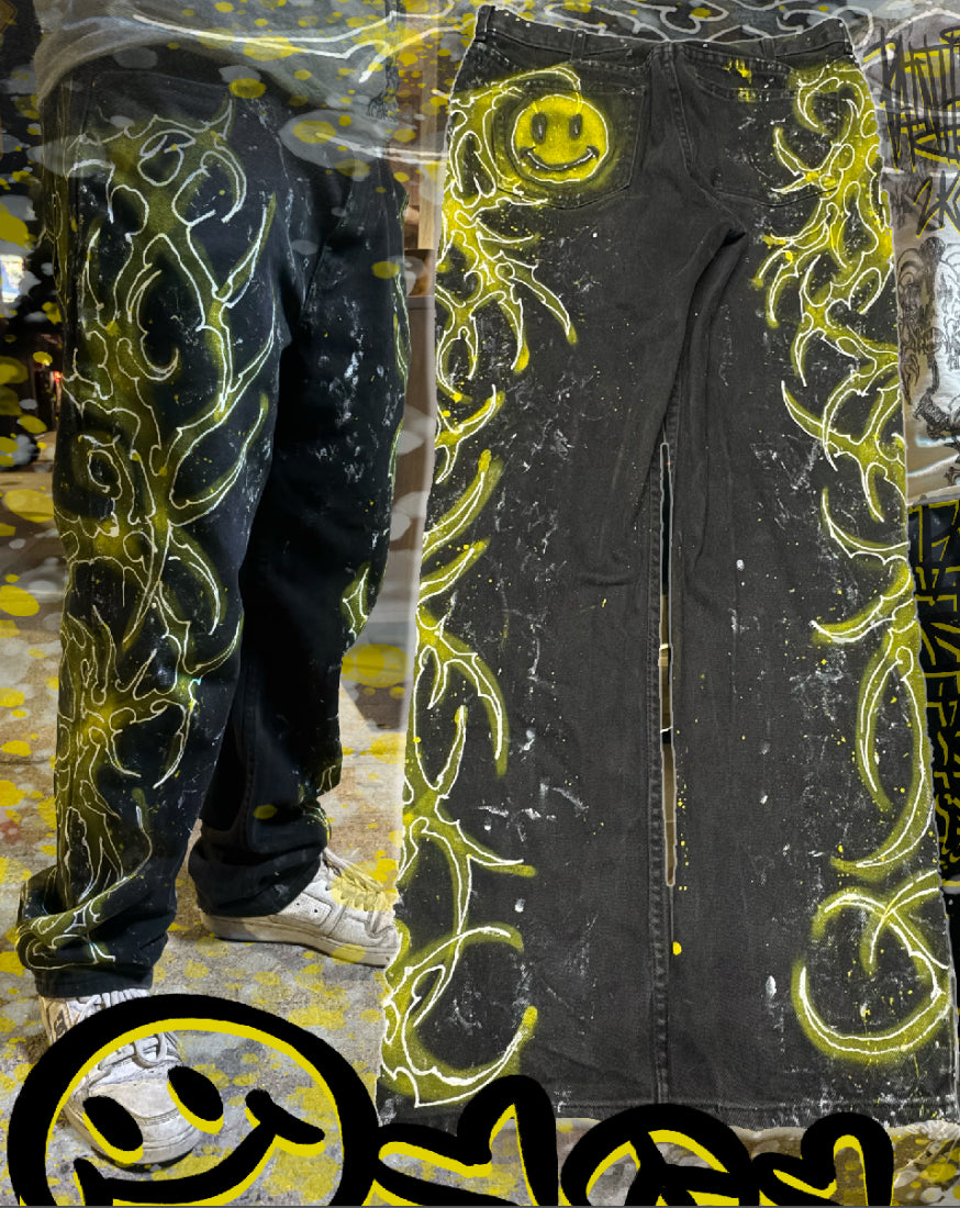 Yellow Sigilism Jeans